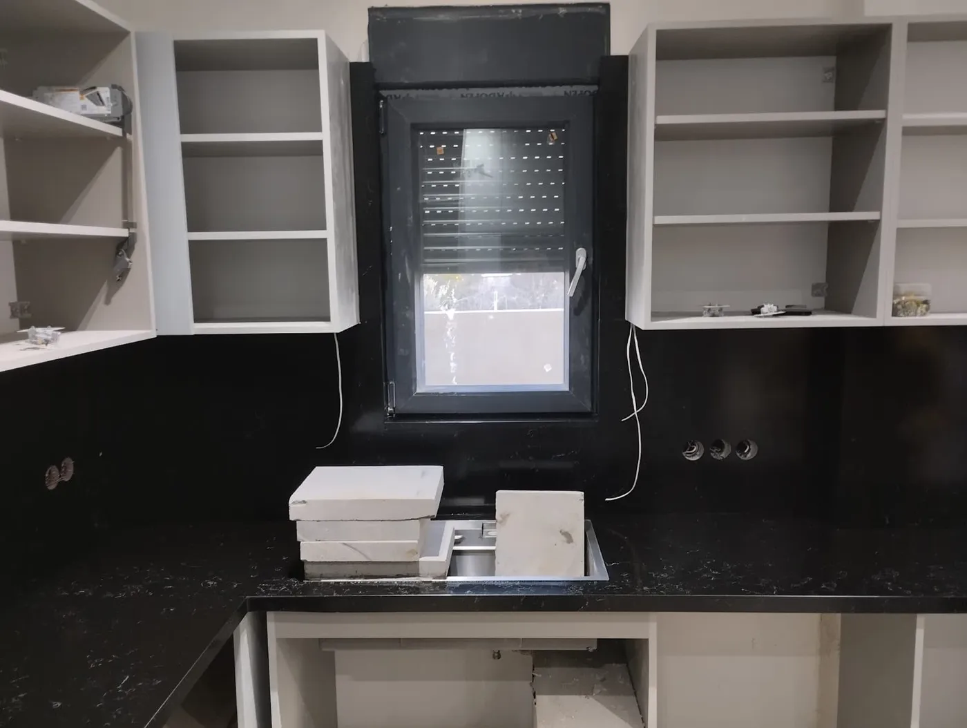 Kuvars (quartz) tezgah uygulaması — Emek Granit Mermer Antalya